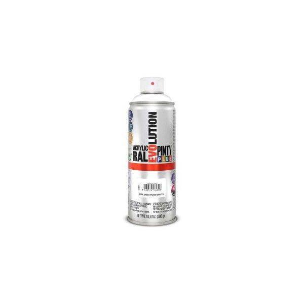 ACRYLIC PAINT SPRAY WHITE GLOSS RAL 9010 400ML